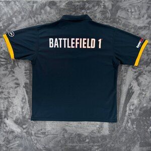 Battlefield 1 GameStop EA Dice Promo Polo Shirt XL Employee Uniform Gamer